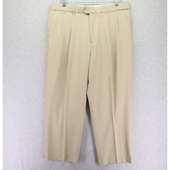 Dockers Other - Dockers Golf Pants Mens 38x29 Relaxed Fit Khaki‎ Business Casual Pleated Beige